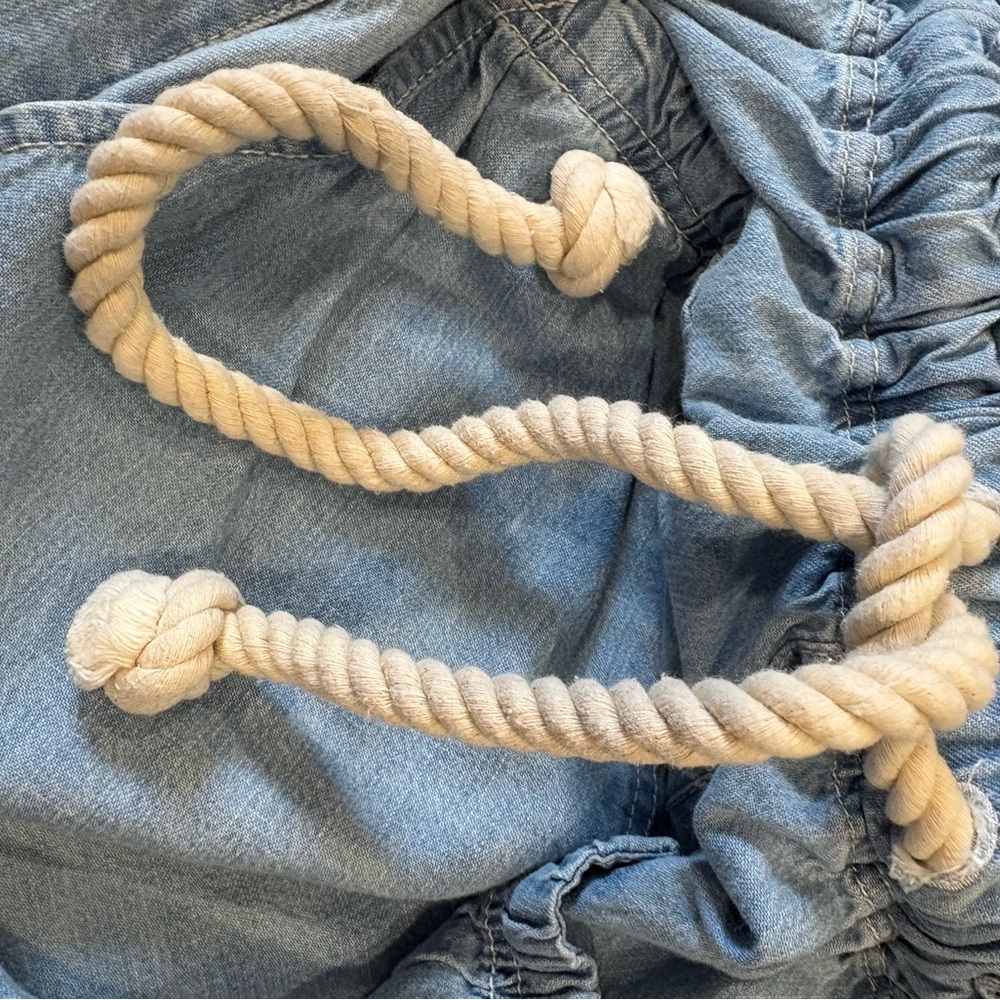 Free People Sky Blue Drawstring Pants - Picture 5 of 11
